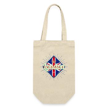 London City UK United Kingdom England Souvenir - Gift Bag for Bottles - nature - Front