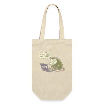 Confused rat at laptop while working - Gift Bag for Bottles - nature - Front