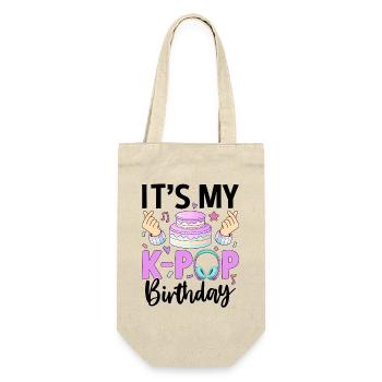 It's My K Pop Birthday - Gift Bag for Bottles - nature - Front
