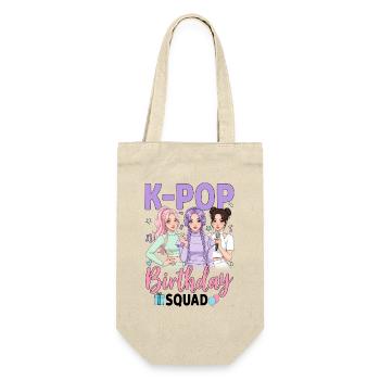 K-Pop Birthday Squad - Gift Bag for Bottles - nature - Front