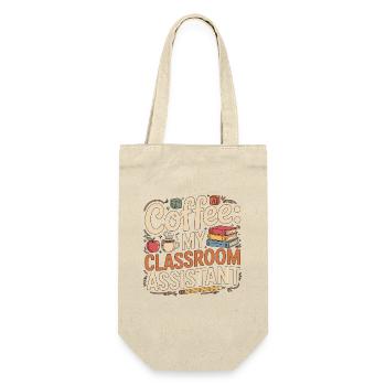 Elementary Teacher Coffee My Classroom Educator - Gift Bag for Bottles - nature - Front
