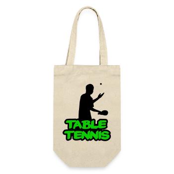 Neon Graffiti Table Tennis Lettering - Gift Bag for Bottles - nature - Front