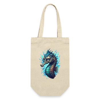 Crystal Seahorse in the Lightning Sea - Gift Bag for Bottles - nature - Front