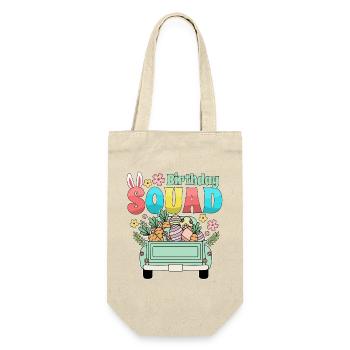 Birthday Squad Happy Easter Kids Birthday - Gift Bag for Bottles - nature - Front
