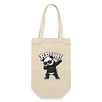 Bruh Panda Dabbing Cool Panda Bear Funny - Gift Bag for Bottles - nature - Front