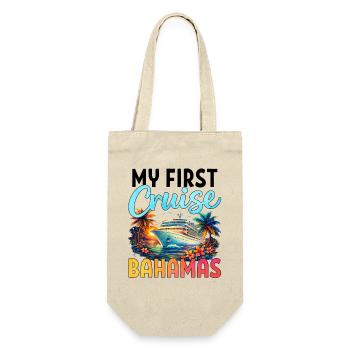 My First Cruise Bahamas - Geschenkbeutel für Flaschen - Natur - Vorne