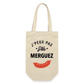 merguez - Sac à bouteille - nature - Devant