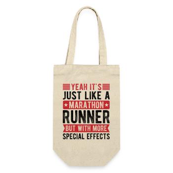 XC Running Gifts - Perfect XC Runner Design Idea - Gift Bag for Bottles - nature - Front