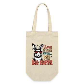 Big Hoppa Bunny Tee - Gift Bag for Bottles - nature - Front