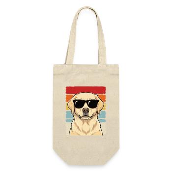 T-shirt rétro lunettes de soleil Cool Labrador - Sac à bouteille - nature - Devant