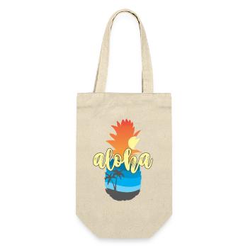 Aloha Sunset Pineapple – Hawaii Beach Vibes - Gift Bag for Bottles - nature - Front