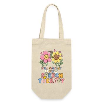 Es ist ein guter Tag für Sprachtherapeuten (SLP) - Geschenkbeutel für Flaschen - Natur - Vorne