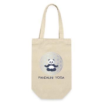 Funny Panda Yoga Gift Meditation Kundalini - Gift Bag for Bottles - nature - Front