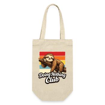 Cadeau drôle du Sloth Doing Nothing Club - Sac à bouteille - nature - Devant