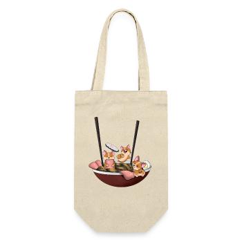 Chemise Corgi Ramen pour chien - Sac à bouteille - nature - Devant