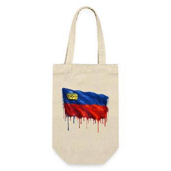 Liechtenstein flag colorful color - Gift Bag for Bottles - nature - Front