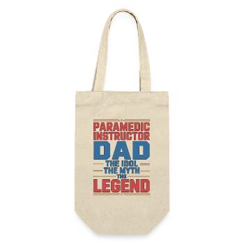Paramedic Instructor Dad The Idol Emergency Care - Gift Bag for Bottles - nature - Front