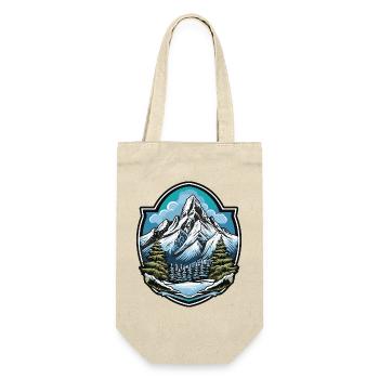 Mountains - Gift Bag for Bottles - nature - Front