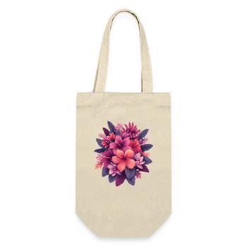 Tropical hibiscus flowers - Gift Bag for Bottles - nature - Front