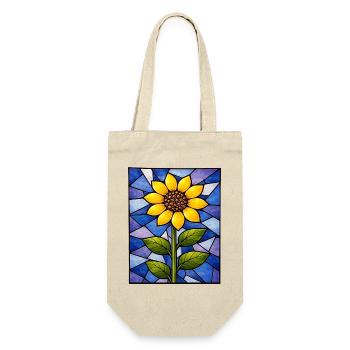 Yellow Sunflowers Flowers Sunflower Graphics - Gift Bag for Bottles - nature - Front