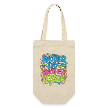High School Teacher Another Day Classroom Teacher - Gift Bag for Bottles - nature - Front