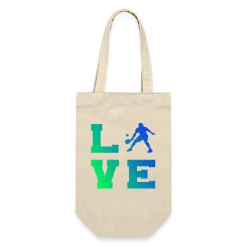Pickleball player Idee für pickleball athlete Fans - Geschenkbeutel für Flaschen - Natur - Vorne