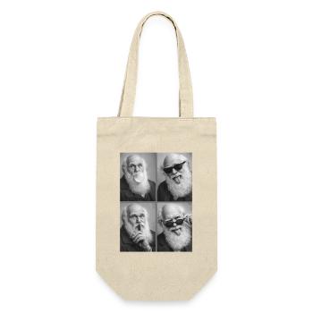 Charles Darwin photo strip - Geschenkbeutel für Flaschen - Natur - Vorne