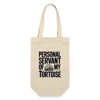 Personal Servant of my Tortoise - Gift Bag for Bottles - nature - Front