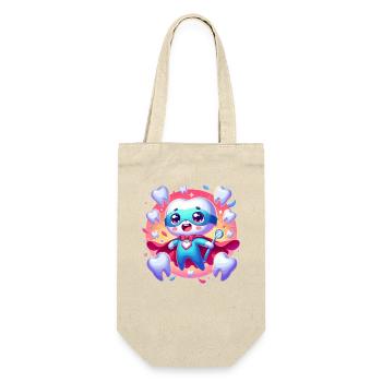 Tooth Doctor Dentist Denture Dental Care Hero - Gift Bag for Bottles - nature - Front
