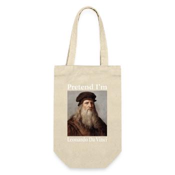 Pretend I'm Leonardo da Vinci - Gift Bag for Bottles - nature - Front