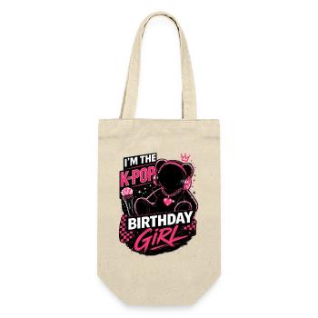 Je suis la fille d’anniversaire de K Pop - Sac à bouteille - nature - Devant