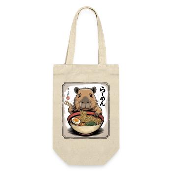 Capybara Ramen Bowl - Gift Bag for Bottles - nature - Front