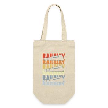 Vintage Railroad - Gift Bag for Bottles - nature - Front