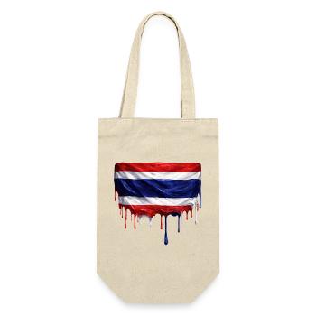 Drapeau taïwanais dégoulinant - Sac à bouteille - nature - Devant