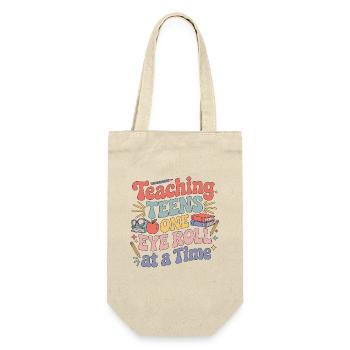 High School Teacher Teaching Teens Subject Teacher - Gift Bag for Bottles - nature - Front