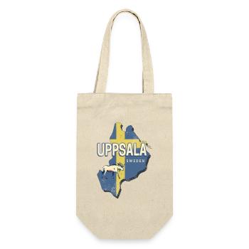 Uppsala Sweden Province Map Souvenir - Gift Bag for Bottles - nature - Front