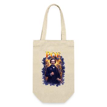 Portrait d’Edgar Allan Poe - Sac à bouteille - nature - Devant
