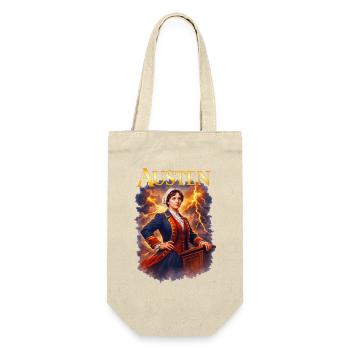 Jane Austen Portrait - Sac à bouteille - nature - Devant