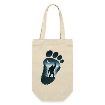 Bigfoot Rock sur le signe Sasquatch Yéti Lune - Sac à bouteille - nature - Devant