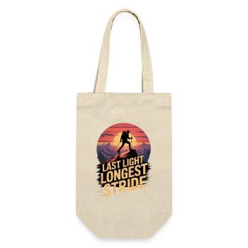 Last Light Longest Stride Hiking Sunset - Gift Bag for Bottles - nature - Front