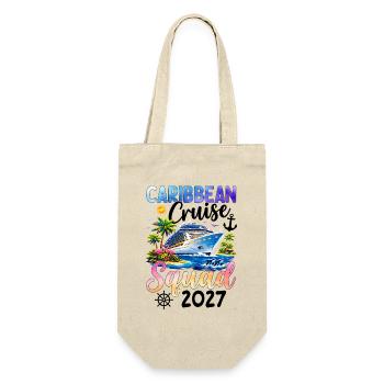 Caribbean Cruise Squad 2027 - Gift Bag for Bottles - nature - Front