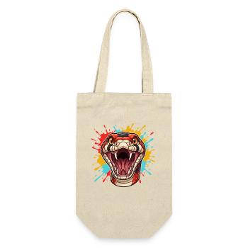 Snake head in color shock - Gift Bag for Bottles - nature - Front