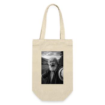 Galileo Galilei Selbstporträt - Geschenkbeutel für Flaschen - Natur - Vorne