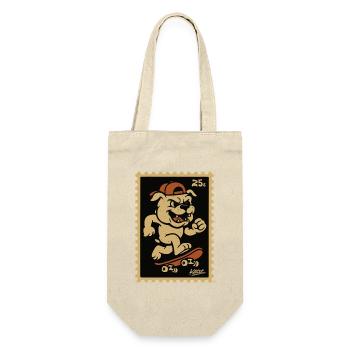 Skater Bulldog Ramp Rage - Gift Bag for Bottles - nature - Front