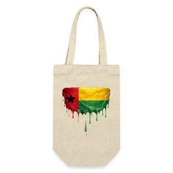 GuineaBissau Paint Drop Flag - Gift Bag for Bottles - nature - Front