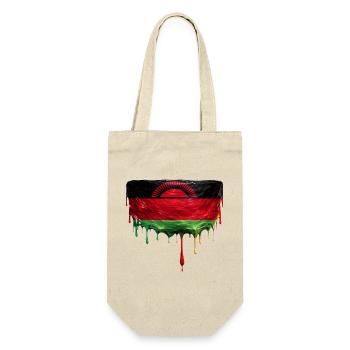 Malawi Flag in Drop Art - Gift Bag for Bottles - nature - Front