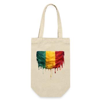 Mali Flag in Drop Art - Gift Bag for Bottles - nature - Front