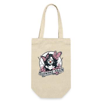 Clowned Again Clown Art - Gift Bag for Bottles - nature - Front