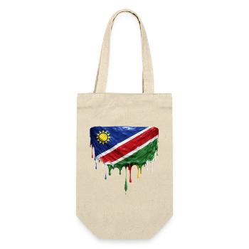 Namibia Flag Drop Art - Gift Bag for Bottles - nature - Front