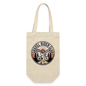 Gravel Bike - Gravel Rider Club - Bikepacking - Geschenkbeutel für Flaschen - Natur - Vorne